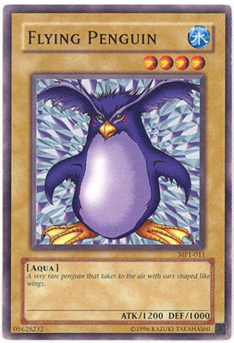 Yu-Gi-Oh Card - MP1-011 - FLYING PENGUIN (common) (Mint):  Sell2BBNovelties.com: Sell TY Beanie Babies, Action Figures, Barbies, Cards  & Toys selling online