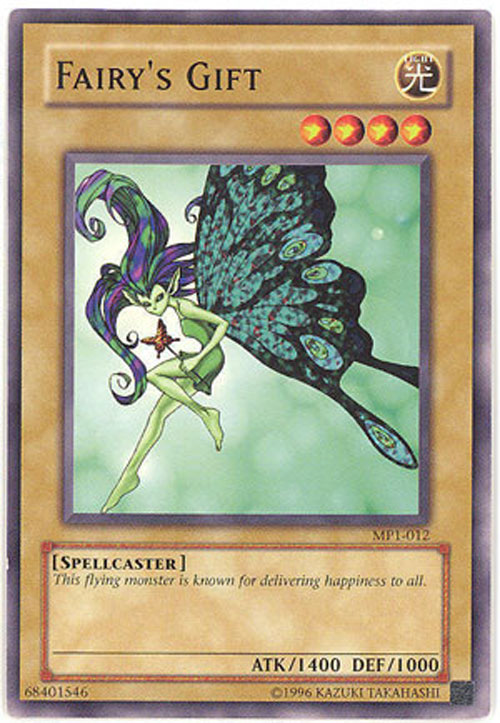 Yu-Gi-Oh Card - MP1-012 - FAIRY'S GIFT (common) (Mint ...