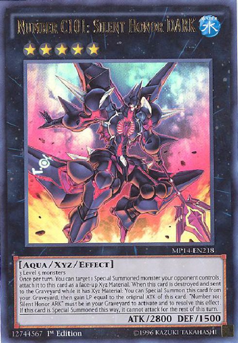 the silent rare cards Future Silence (Quarter Century Secret Rare) [LEDE-EN054] Quarter Cent