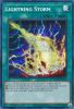 Yu-Gi-Oh Card - MP22-EN253 - LIGHTNING STORM (prismatic secret rare holo) (Mint)