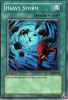 Yu-Gi-Oh Card - MRD-142 - HEAVY STORM (super rare holo) [1st Edition] (Mint)