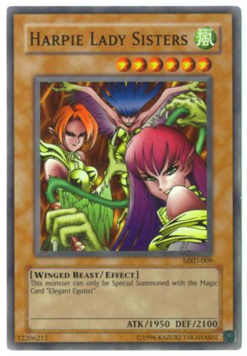 Yu-Gi-Oh Card - MRD-009 - HARPIE LADY SISTERS (super rare holo) (Mint): Sell2BBNovelties.com: Sell TY Beanie Babies, Action Figures, Barbies, Cards & Toys selling online Yu-Gi-Oh Card - MRD-009 - HARPIE LADY SISTERS (super rare holo) (Mint): Sell2BBNovelties.com: Sell TY Beanie Babies, Action Figures, Barbies, Cards & Toys selling online