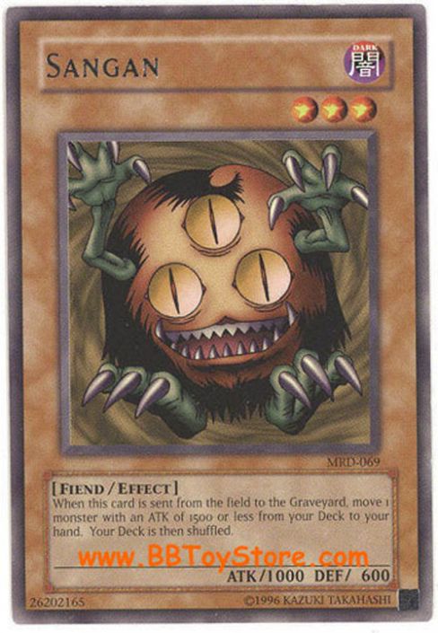 yugioh sangan deck [LCYW-EN120] Secret Rare Fiend/Effect DARK 1000 600 When this card is sent from the field to the Graveyard The CRAZY STORY of Sangan