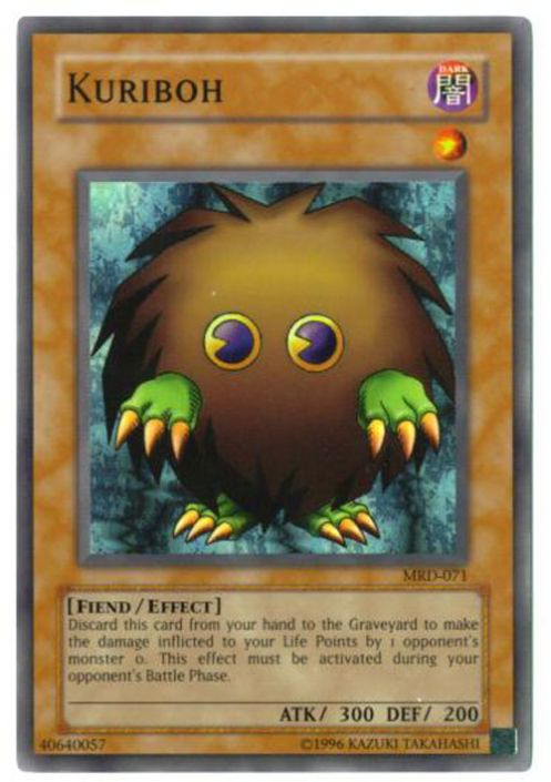 Yu-Gi-Oh Card - MRD-071 - KURIBOH (super rare holo) (Mint): Sell2BBNovelties.com: Sell TY Beanie Babies, Action Figures, Barbies, Cards & Toys selling online Yu-Gi-Oh Card - MRD-071 - KURIBOH (super rare holo) (Mint): Sell2BBNovelties.com: Sell TY Beanie Babies, Action Figures, Barbies, Cards & Toys selling online