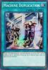 Yu-Gi-Oh Card - OP08-EN008 - MACHINE DUPLICATION (super rare holo) (Mint)