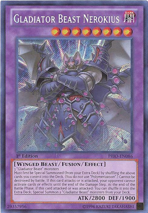 yugioh gladiator beast cards Amazon.com: Yu-Gi-Oh! - Gladiator Beast Bestiari (LCGX-EN237) - Legendary  Collection 2-1st Edition main image 1