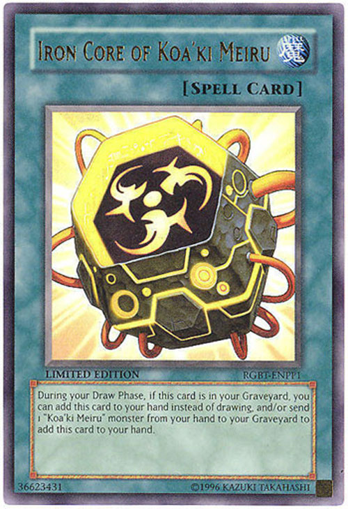 1x (EX) Koa'ki Meiru Ice - RGBT-EN025 - Rare - 1st Edition YuGiOh