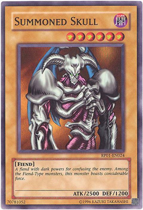 Yu-Gi-Oh Card - RP01-EN024 - SUMMONED SKULL (super rare holo) (Mint):  Sell2BBNovelties.com: Sell TY Beanie Babies, Action Figures, Barbies, Cards  & Toys selling online
