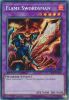 Yu-Gi-Oh Card - SBC1-ENB22 - FLAME SWORDSMAN  (secret rare holo) (Mint)