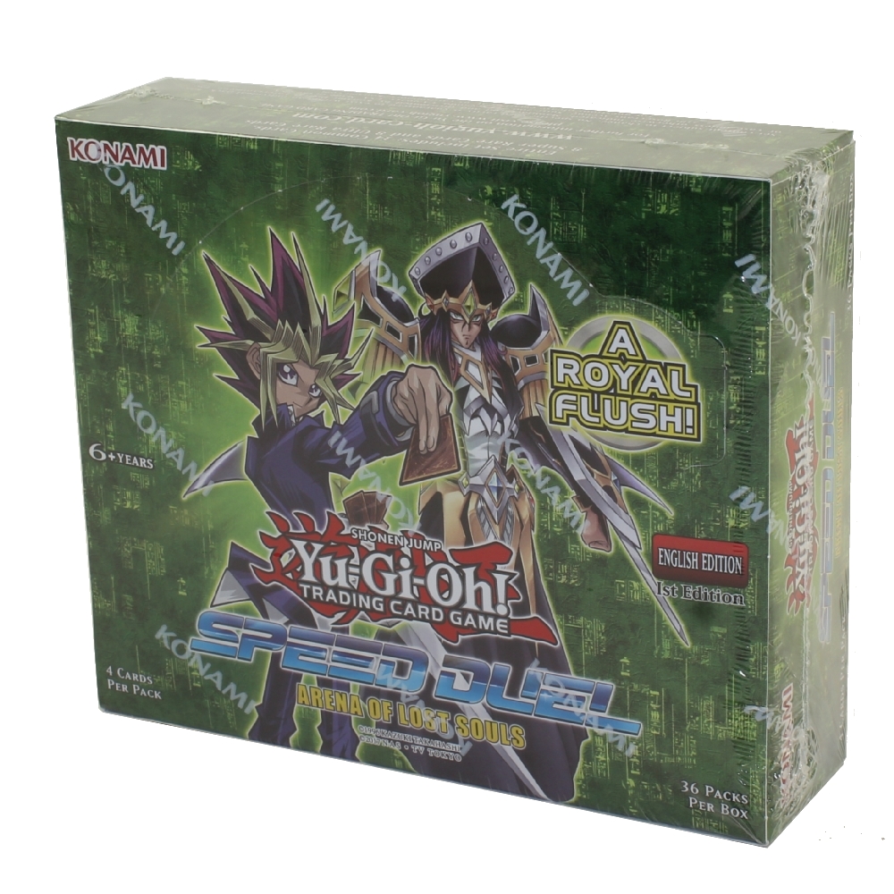 Yu-Gi-Oh Cards - Speed Duel: Arena of Lost Souls - Booster Box (36 Packs)  (New): Sell2BBNovelties.com: Sell TY Beanie Babies, Action Figures,  Barbies, Cards & Toys selling online