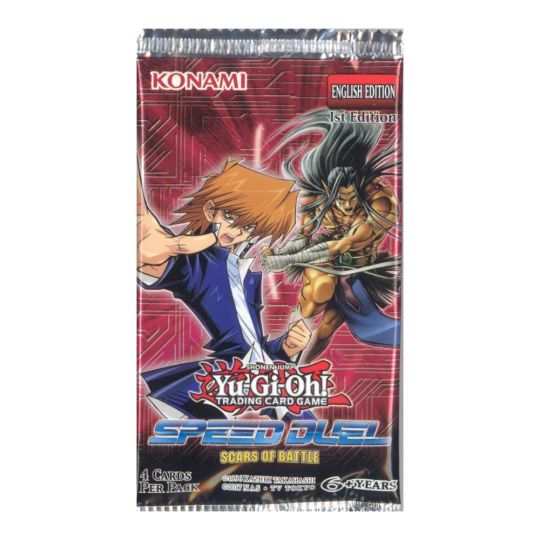 Yu-Gi-Oh Cards - Speed Duel: Scars of Battle - Booster PACK (4 Cards) (New)