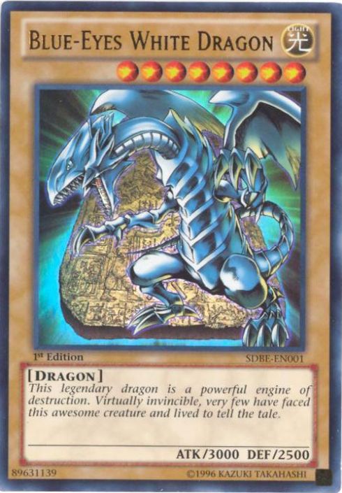 Yu-Gi-Oh Card - SDBE-EN001 - BLUE-EYES WHITE DRAGON (ultra rare holo)  (Mint): Sell2BBNovelties.com: Sell TY Beanie Babies, Action Figures,  Barbies, Cards & Toys selling online
