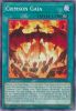 Yu-Gi-Oh Card - SDCK-EN026 - CRIMSON GAIA (common) (Mint)