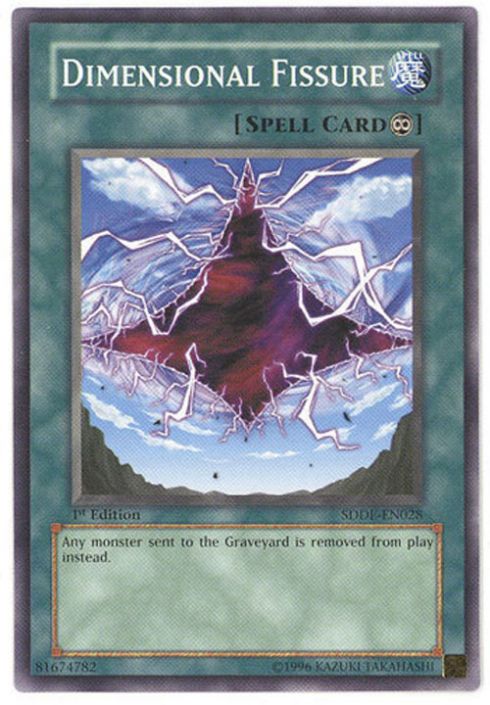 yugioh fissure card Yu-Gi-Oh Card - SDDE-EN028