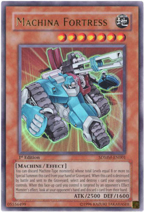 Yu-Gi-Oh Card - SDMM-EN001 - MACHINA FORTRESS (ultra rare holo) (Mint): Sell2BBNovelties.com: Sell TY Beanie Babies, Action Figures, Barbies, Cards & Toys selling online Yu-Gi-Oh Card - SDMM-EN001 - MACHINA FORTRESS (ultra rare holo) (Mint): Sell2BBNovelties.com: Sell TY Beanie Babies, Action Figures, Barbies, Cards & Toys selling online