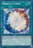 Yu-Gi-Oh Card - SGX4-ENE05 - MIRACLE FUSION  (secret rare holo) (Mint)