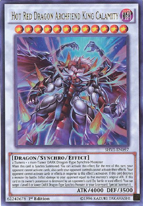yugioh red dragon cards Yu-Gi-Oh Red Dragon Archfiend CENTER CARD 20th MINT-NM Japanese v137 main image 0