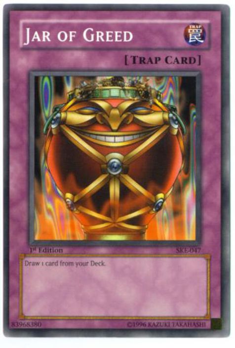 greed yugioh card Toon Pot of by Drewmaru on DeviantArt Continuous Trap Rarity Pot of Greed: The game-breaking
