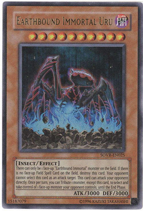 Yu-Gi-Oh Card - SOVR-EN025 - EARTHBOUND IMMORTAL URU (ultra rare holo)  (Mint): Sell2BBNovelties.com: Sell TY Beanie Babies, Action Figures,  Barbies, Cards & Toys selling online