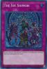 Yu-Gi-Oh Card - SPWA-EN008 - THE SIX SHINOBI (super rare holo) (Mint)
