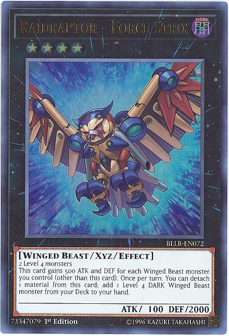 yugioh raidraptor cards Crystal Beasts (Anime Art) - 8 cards set main image 1
