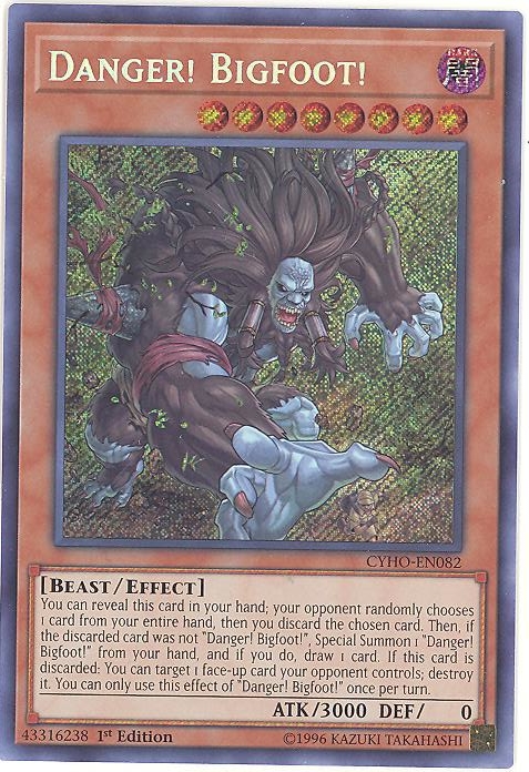 yugioh all danger cards Danger! Thunderbird! SR13-EN019 Yu-Gi-Oh! Card