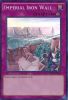 Yu-Gi-Oh Card - OP01-EN012 - IMPERIAL IRON WALL (super rare holo) (Mint)