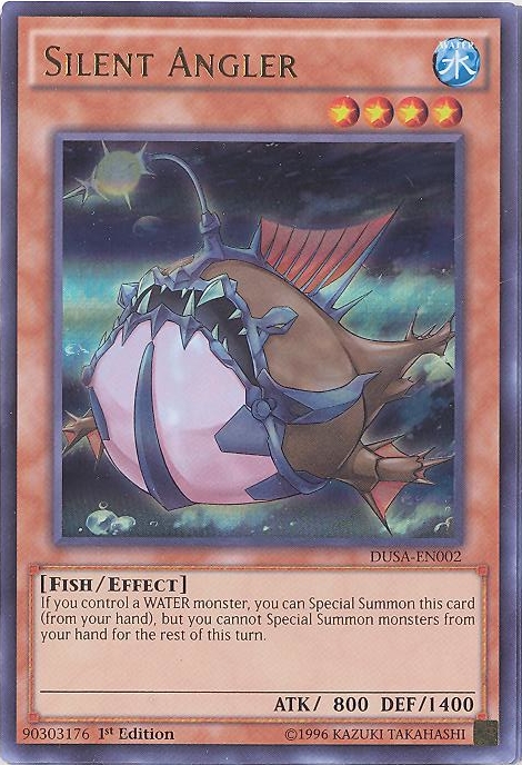 Yu-Gi-Oh Card - DUSA-EN002 - SILENT ANGLER (ultra rare holo) (Mint)