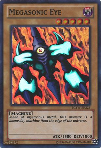 Yu-Gi-Oh Card - LCYW-EN224 - MEGASONIC EYE (super rare holo) (Mint):  Sell2BBNovelties.com: Sell TY Beanie Babies, Action Figures, Barbies, Cards  & Toys selling online