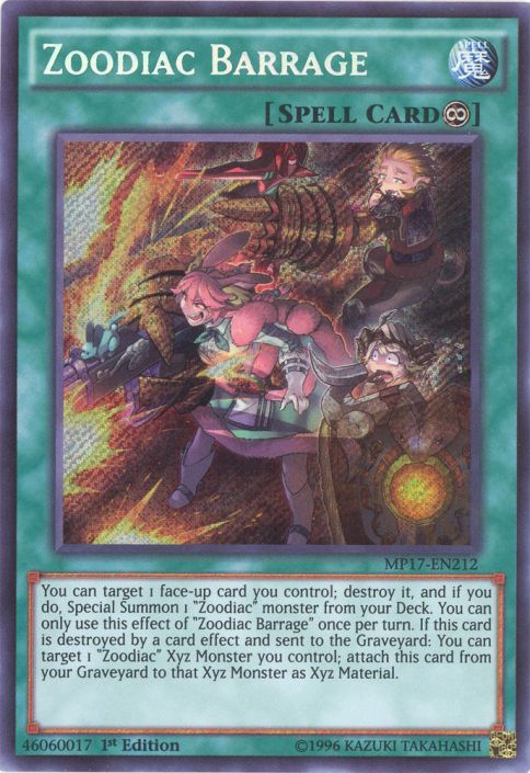 zoodiac yugioh deck Orica Special Summon 1 Zoodiac Ratpier from your hand or Deck Yu-Gi-Oh! Zoodiac Pre-constructed Deck (with