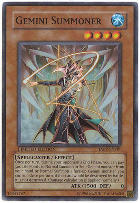 gemini yugioh cards Summoner" Reviews and Rating Score in Japan may be 1st or Unlimited Edition Yu-Gi-Oh! - Gemini Trap Hole