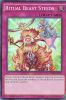 Yu-Gi-Oh Card - THSF-EN032 - RITUAL BEAST STEEDS (super rare holo) (Mint)