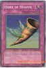 Yu-Gi-Oh Card - TP3-005 - HORN OF HEAVEN (super rare holo) (Mint)