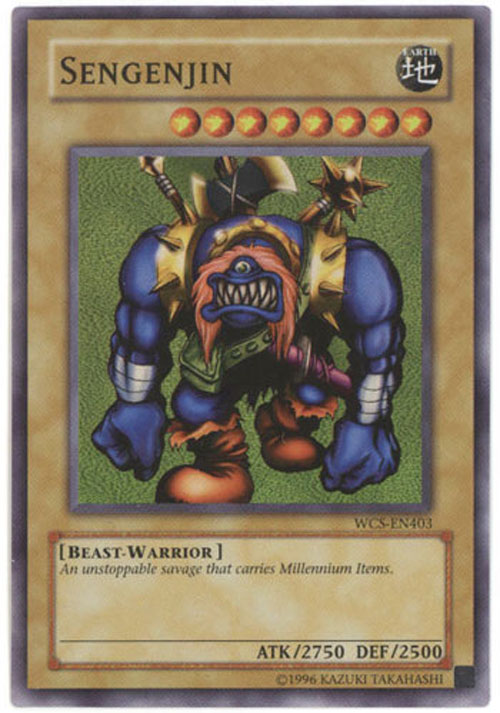 Yu-Gi-Oh Card - WCS-EN403 - SENGENJIN (super rare holo) (Mint