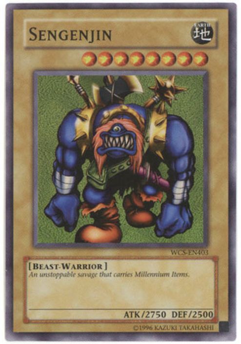 Yu-Gi-Oh Card - WCS-EN403 - SENGENJIN (super rare holo) (Mint