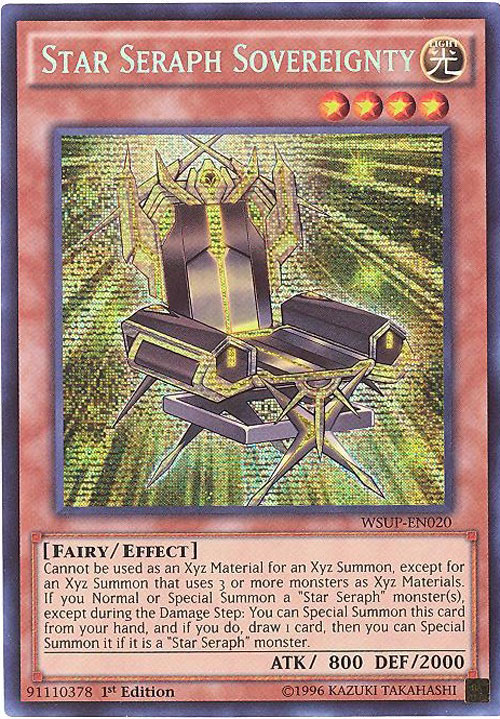 yugioh star seraph cards YU-GI-OH! - Sword (JOTL-EN011) - Judgment of The Light - 1st Edition including this card on the field YuGiOh Trading Card Game World