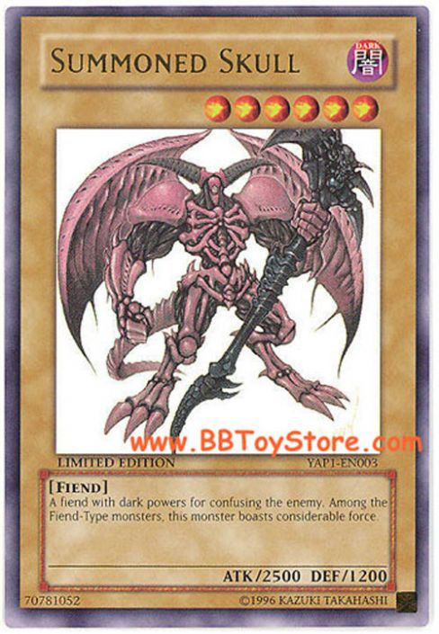 yugioh skull card Yu-Gi-Oh! Summoned Skull SDY-E004 – AllRoleplaying.com main image 1