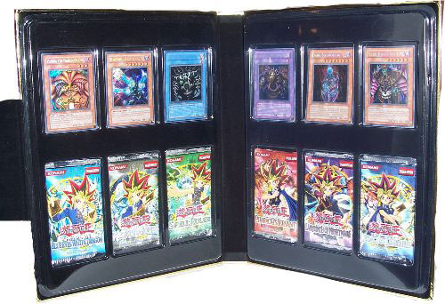 yugioh card collection binder 2 Holos And 1 Booster Pack Trial Of Kingdom